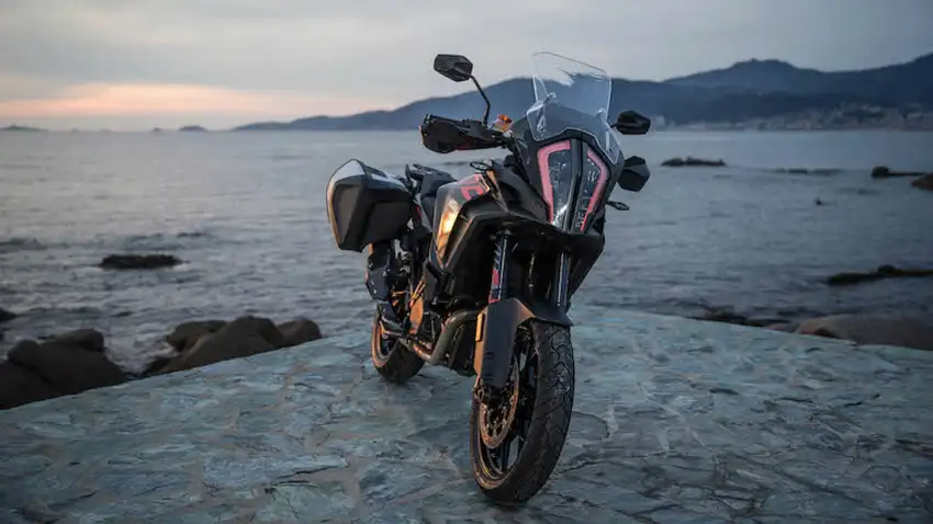 KTM Adventure Standing Background HD Download