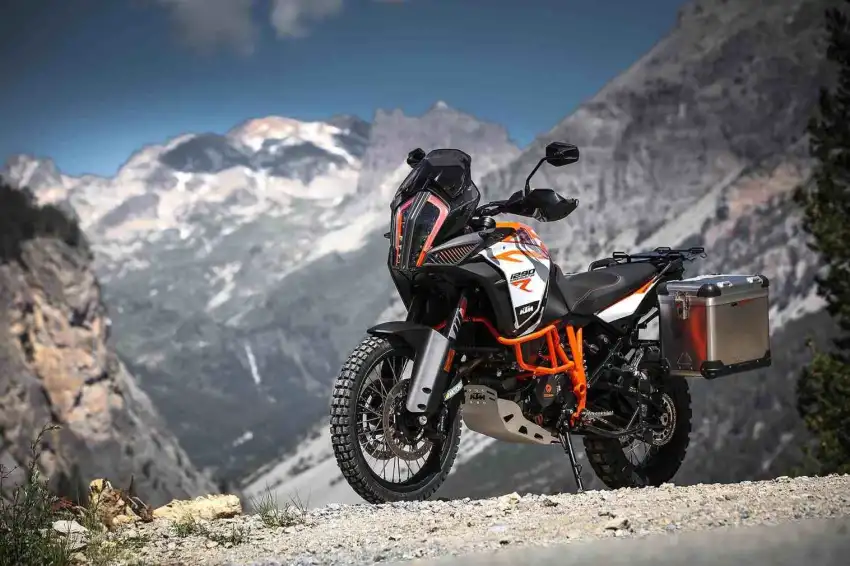 KTM Adventure Standing Background HD Download