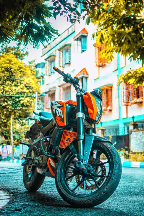 KTM Bike City Editing Background HD Download