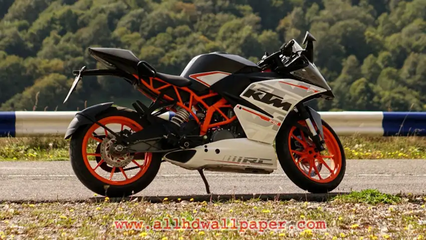 KTM Bike On Highway Background HD Download Free