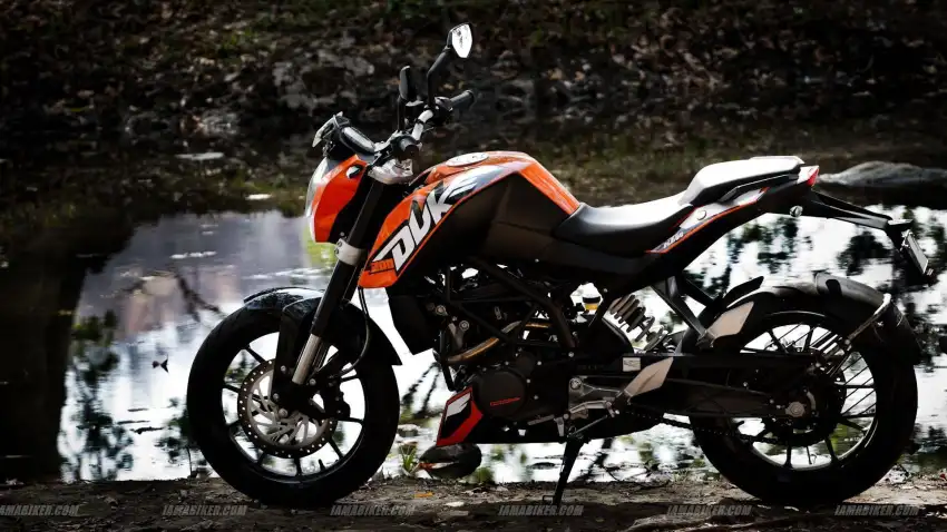 KTM Bike On Road Background HD Download Free