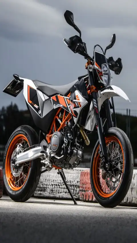 KTM Bike On Road Background HD Download Free