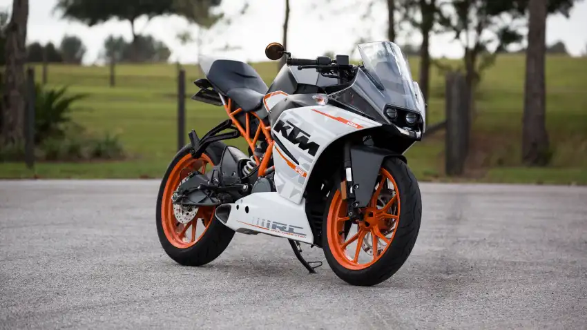 KTM Bike On Road Background HD Download Free