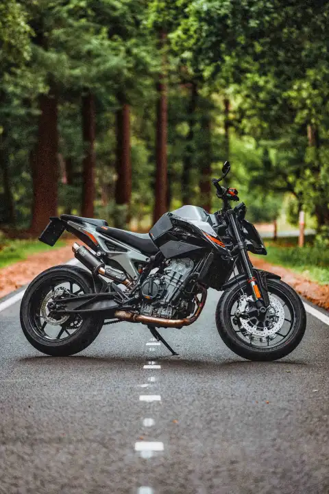 KTM Bike On Road Editing Background HD Download