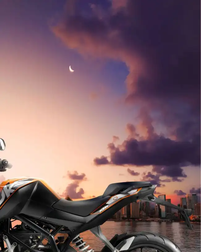 Ktm Bike Sunset Sky PicsArt Editing Background Full HD Download