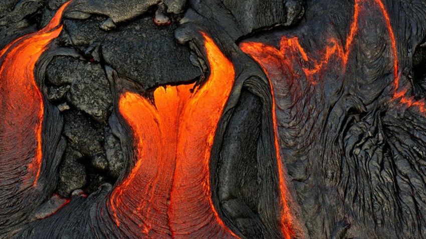 Lava Texture Background Wallpaper