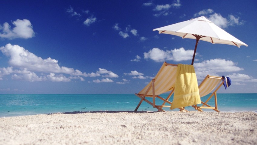 Lawn Beach Chair HD Background Wallpaper Download