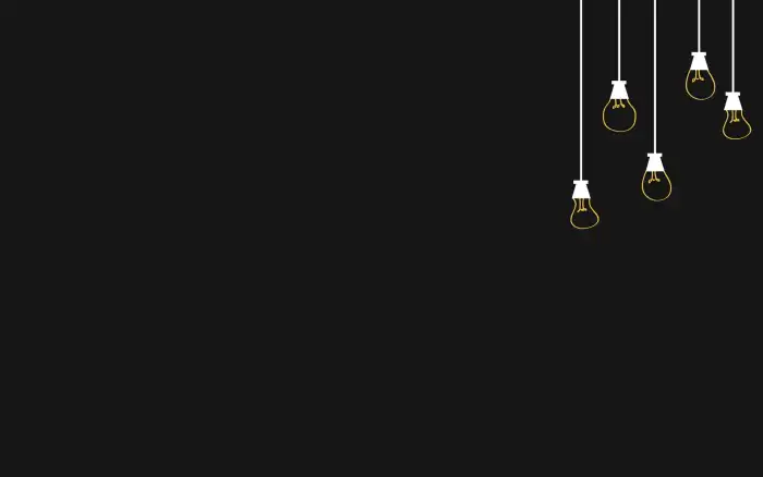 Light Bulb Black Minimalist Background HD Free Wallpapers