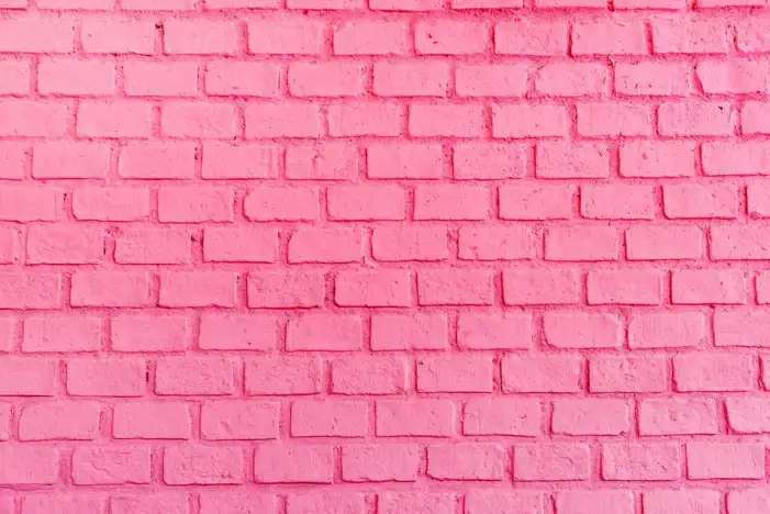 Light Pink Brick Wall Background HD Images