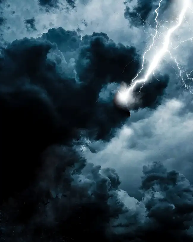 Lightning Thunder CB Edit Background HD Free