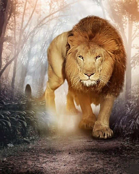 Lion Full HD CB Background Download