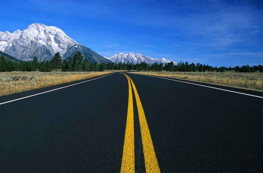 Long Flat  Road Background  Full HD   Download Free