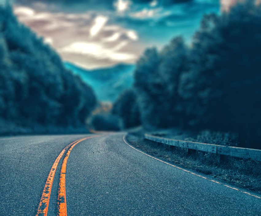 Long Highway Road Editing CB Picsart Background HD