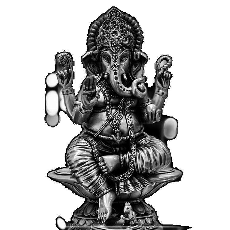 Lord Ganesh Statue Full HD  PNG Images Download Free