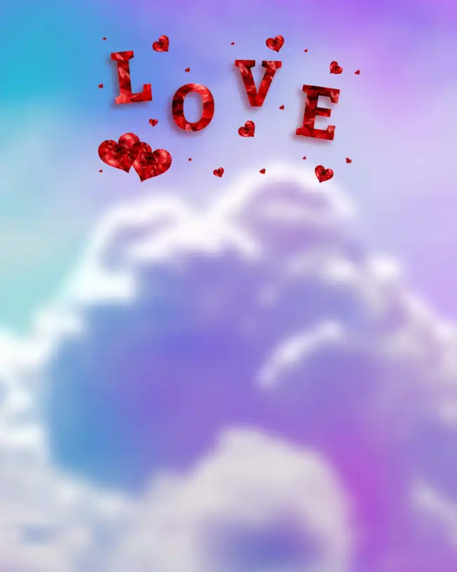 Love Blur Cloud Sky CB Background HD Download