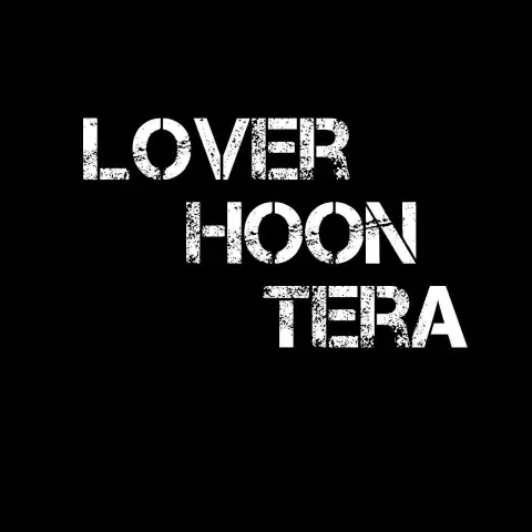 Lover Hoon Tera English Hindi Text PNG Images Download