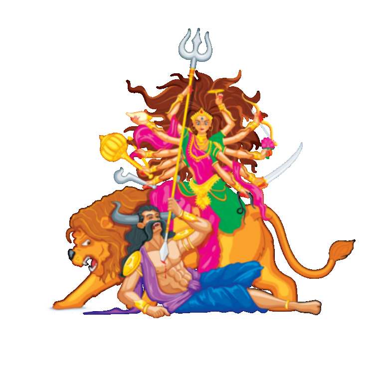 Maa Durga Clipart Cartoon PNG HD Images Download