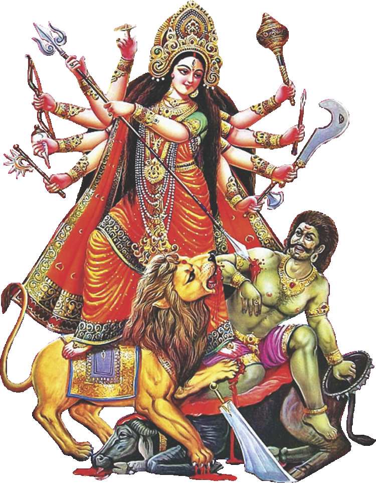 Maa Durga Devil Full HD PNG Images Download