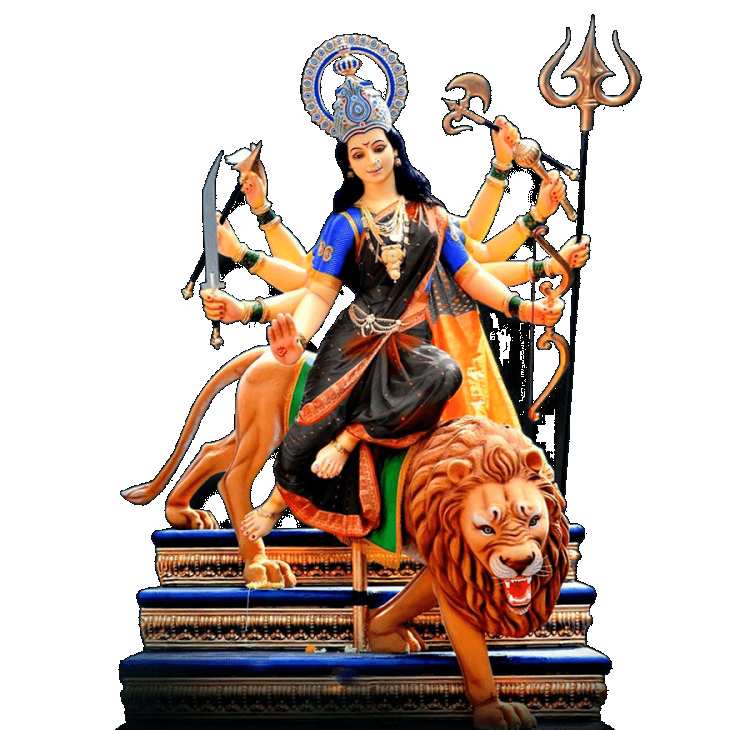 Maa Durga Full Size Body PNG HD Background Download