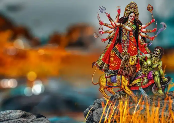 Maa Durga Navratri Photoshop Editing Background HQ