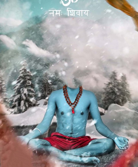 Maha Shivratri Mahadev Body  Editing Background