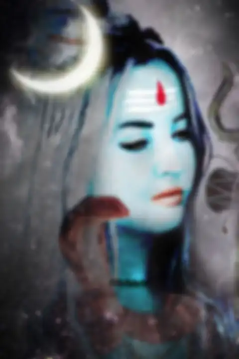 Mahadev Girl Face Editing Background Download HD