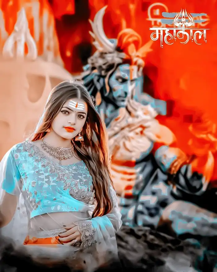 Mahadev Shiva God With Girl Editing Background HD For Picsart