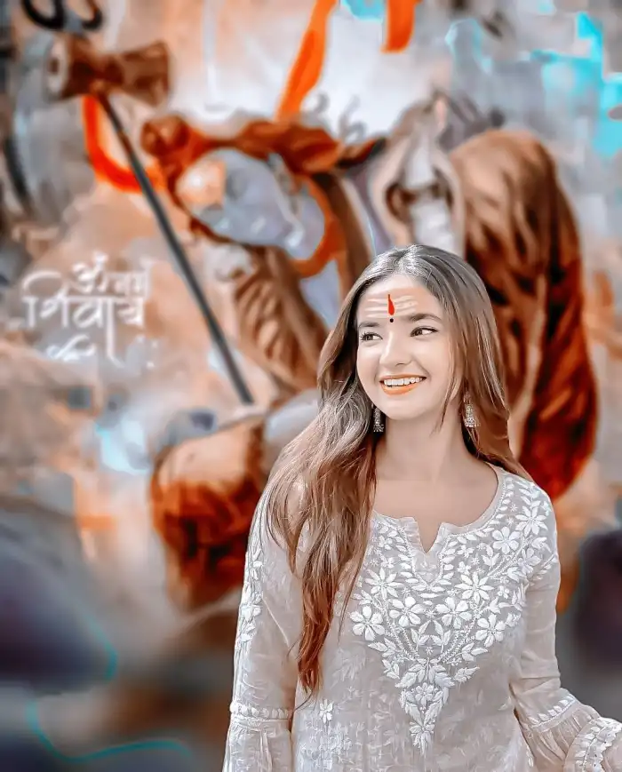 Mahadev Shiva God With Girl Editing Background Images