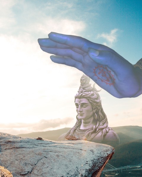 Mahadev Shiva Hand PicsArt Editing HD Background