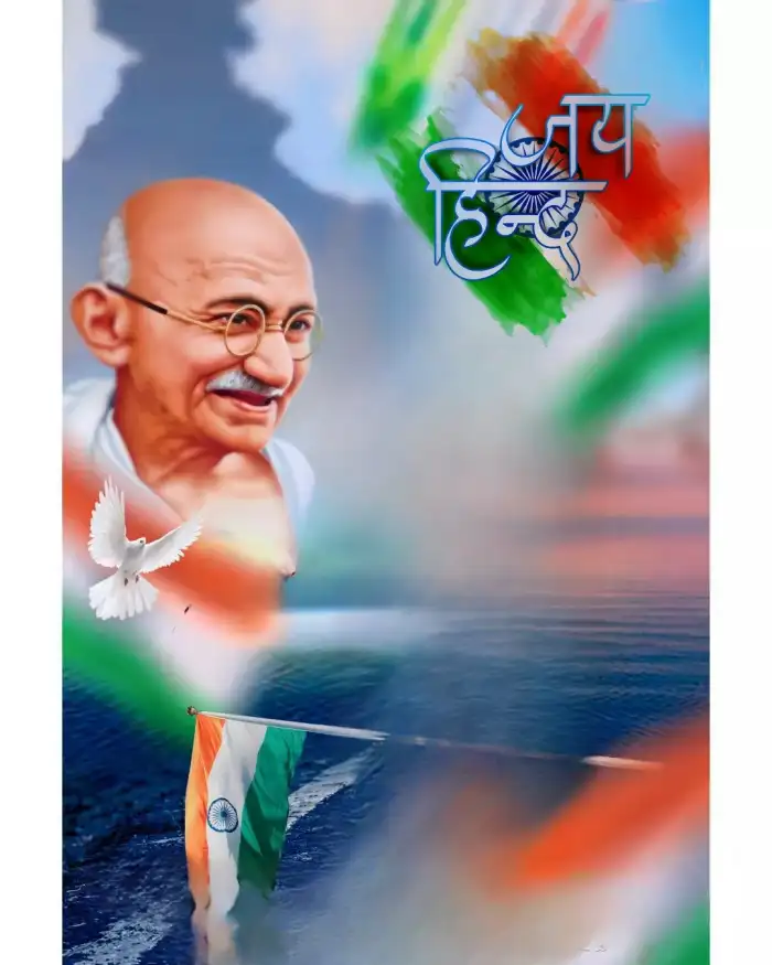 Mahatma Gandhi Jayanti Editing Background