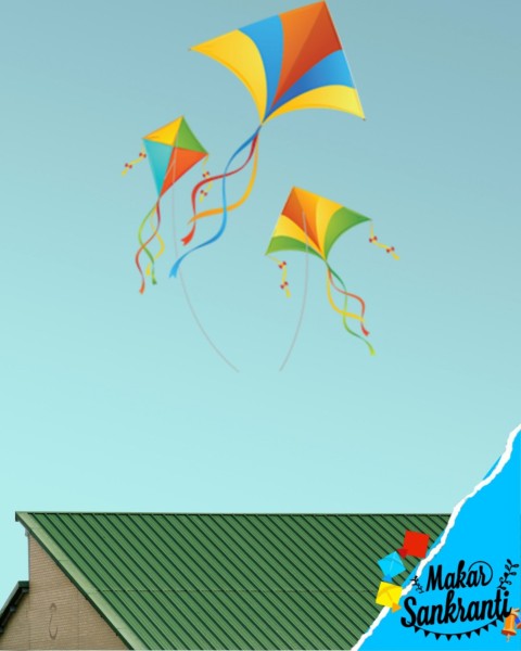 Makar Sankranti Editing Background