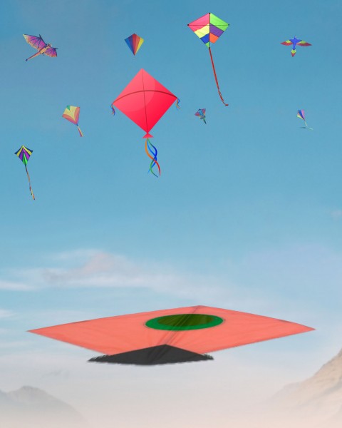 Sky Makar Sankranti Photo Editing Background