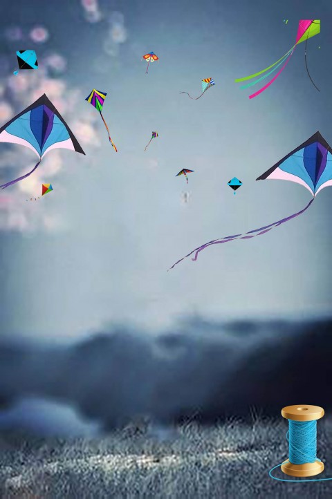 Makar Sankranti Photo Editing Background