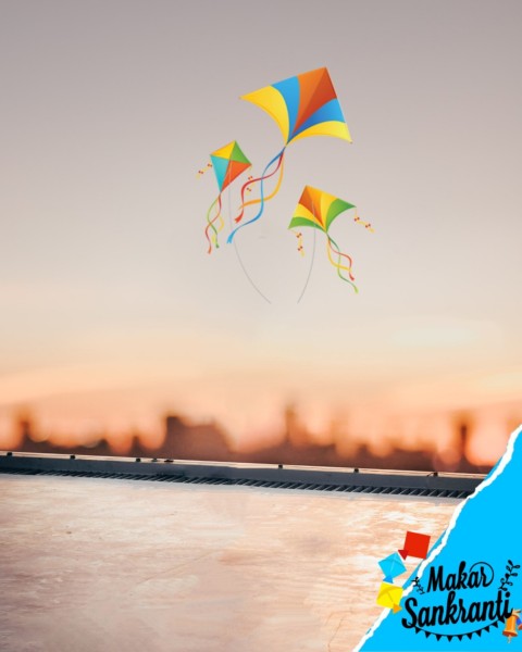 Makar Sankranti Photo Editing Background Full HD