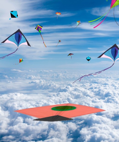 Makar Sankranti Sky Kite CB Editing Background  HD