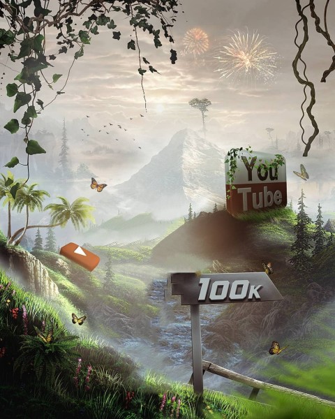 Manipulation forest Picsart Background   1080x1350