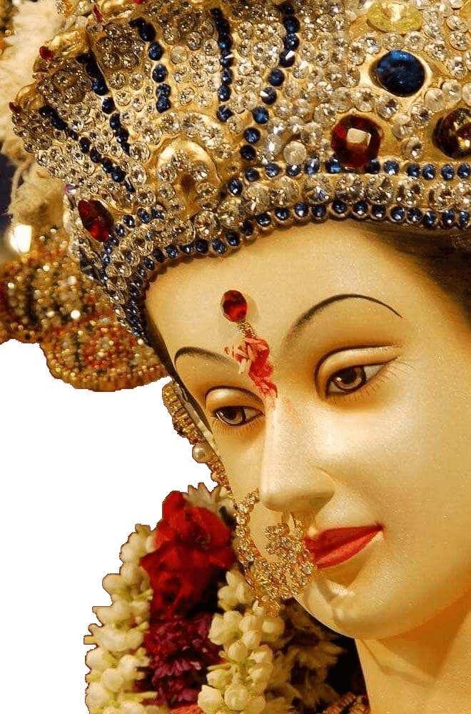 Mata Durga Devi face Full HD PNG Images Download