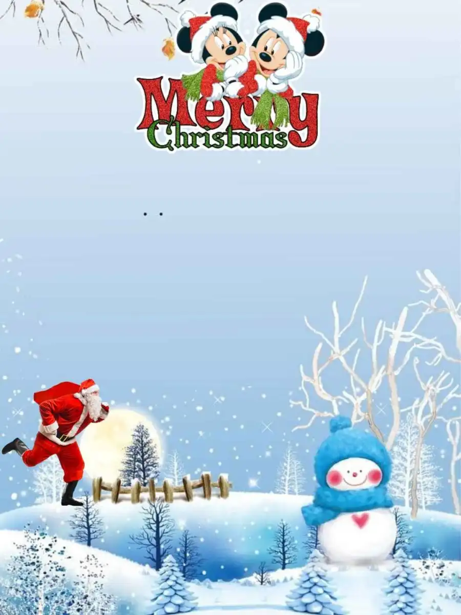 Merry Christmas Background For Picsart Editing