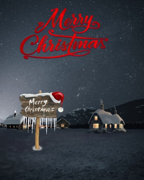 Merry Christmas CB Picsart Editing Background