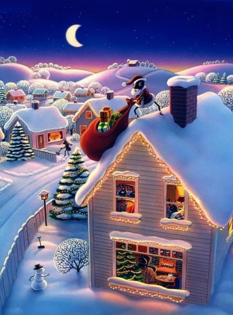 Merry Christmas Day Home CB PicsArt Background HD