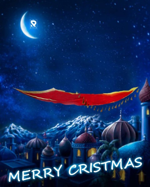 Merry Christmas Day Night CB PicsArt Background