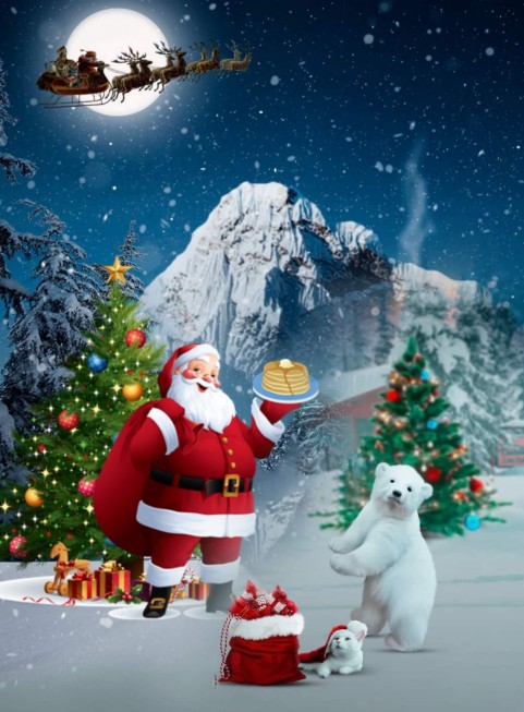 Merry Christmas DayWolf  CB PicsArt Background HD