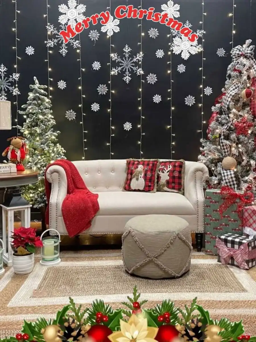 Merry Christmas Sofa Picsart Editing Background