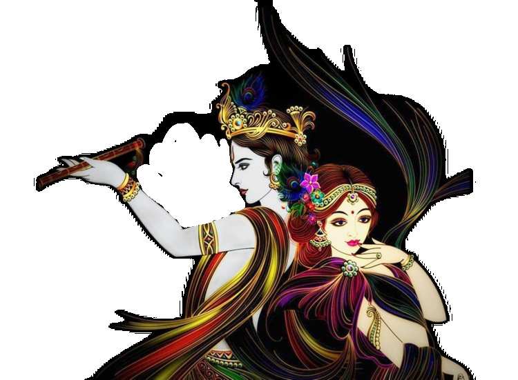 Modern Lord Radha Krishna PNG Images HD Free Download