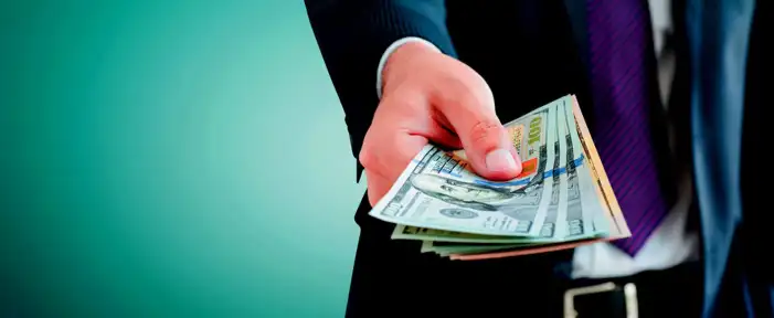 Money In Man Hand Background Images