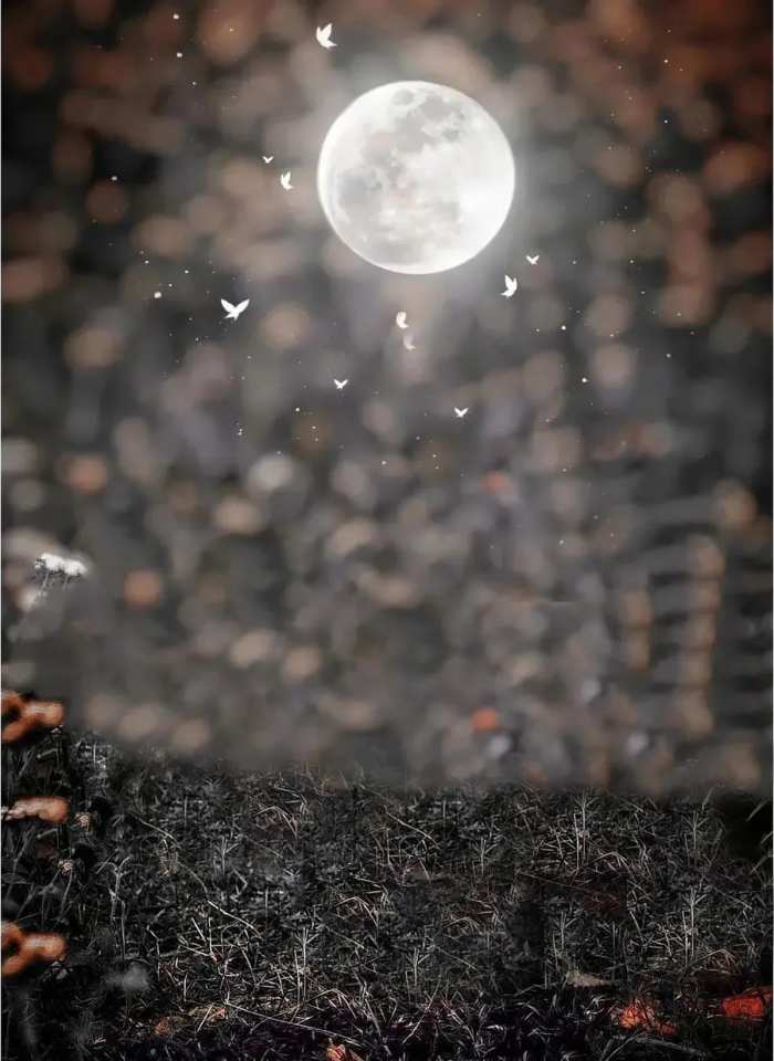 Moon Glowing CB Background For Photo Editing Download