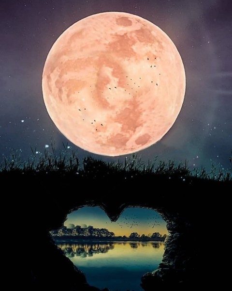 Moon PicsArt CB Editing HD Background