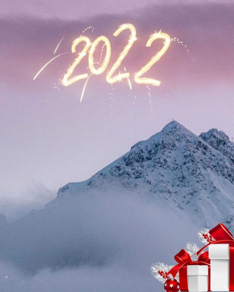 Mountain 2022 Happy New Year CB PicsArt Editing Background