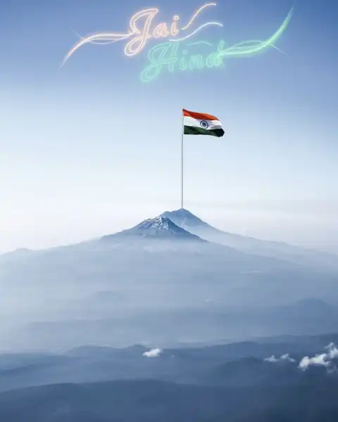 Mountain Flag 15 August Editing Background HD  For Picsart