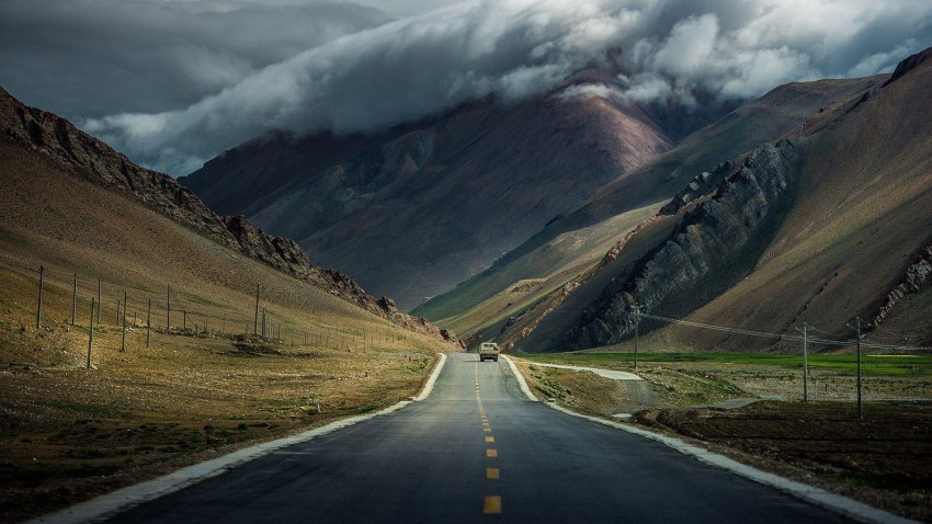 Mountain Road Background High Resolution   Download Free